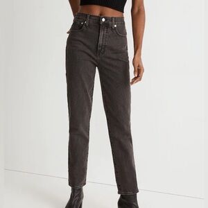 Madewell Women's Gray Straight Leg Jeans
